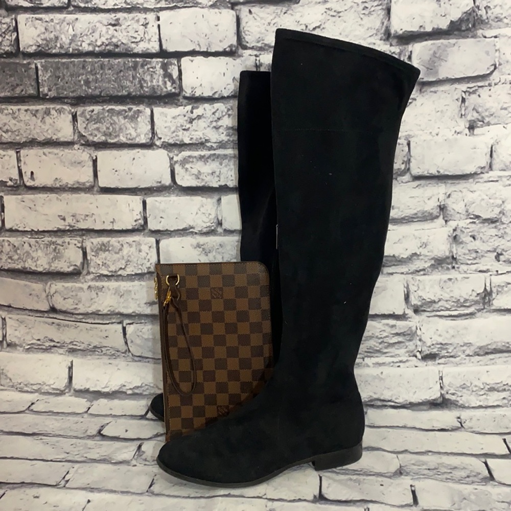 Calvin Klein suede over the knee boots